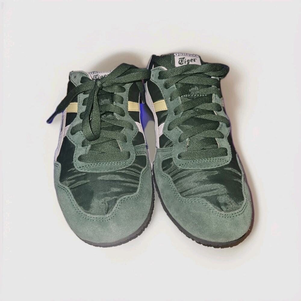 Onitsuka Tiger Serrano Sneakers D109L Men's 5.5 Women's 7 EU 40 Green - Picture 4 of 8